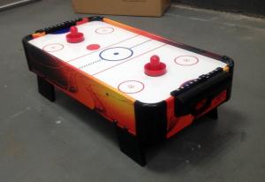 China Round Corners Mini Game Table Air Powered Hockey Table For Children Play on sale