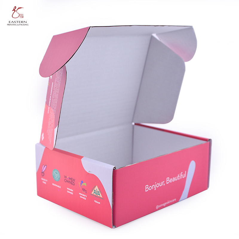 Recycled Cardboard Packaging Corrugated Carton Box CMYK Printed