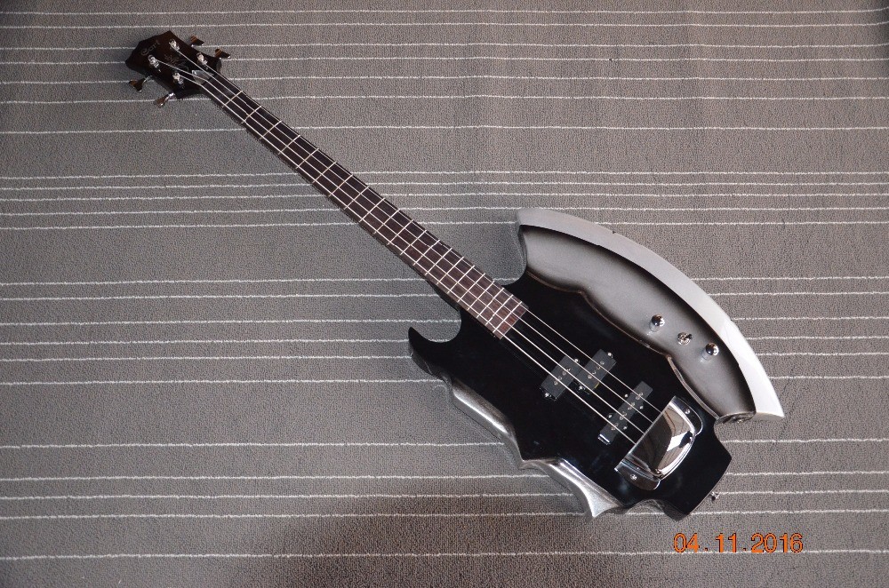 4 string bass guitar Cort GENE SIMMONS AXE Guitar High quality in stock and free shipping with low cost Factory supply d