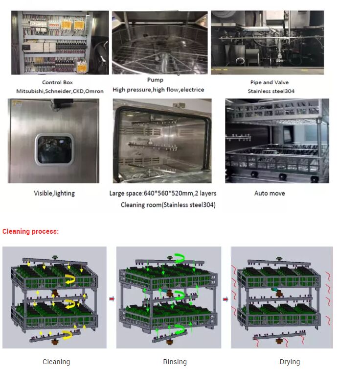 High quality Automatic PCB Cleaning Machine PCBA Cleaner Stencil Cleaning Machine Semicon Package Deflux Cleaning
