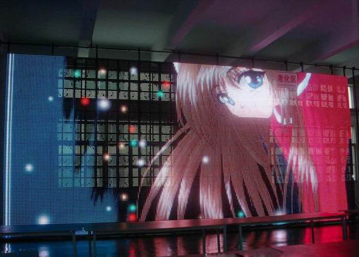 IP65 Waterproof Full Color LED Display Permanent Installation 110~220V SMD3528