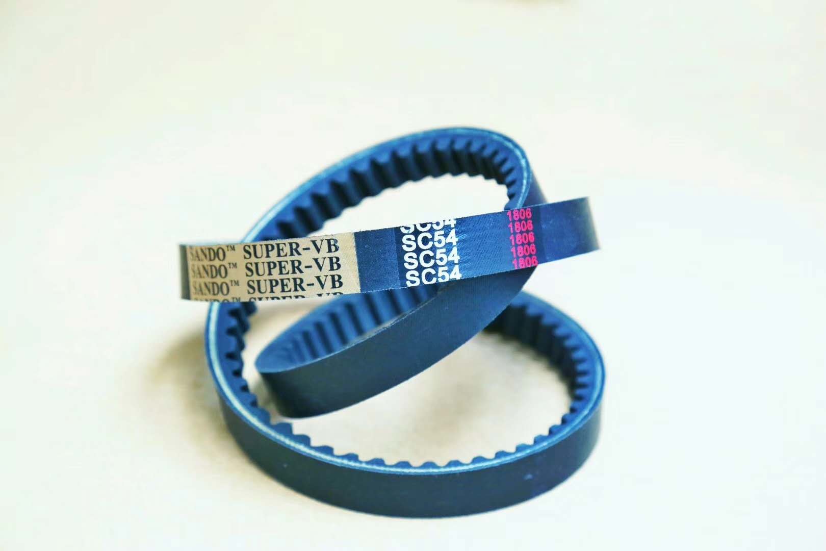 China Agricultural Rubber Conveyor Belt , Raw Edge Cogged Belt High Fatigue Resistance on sale