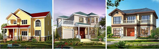 3 Bedroom Light Gauge Steel House / Fast Constructed Prefab Smart Homes