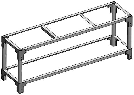 Plating Wood Frame Bracket for Heavy-Duty Deck Edge Work Bench Support Standalone