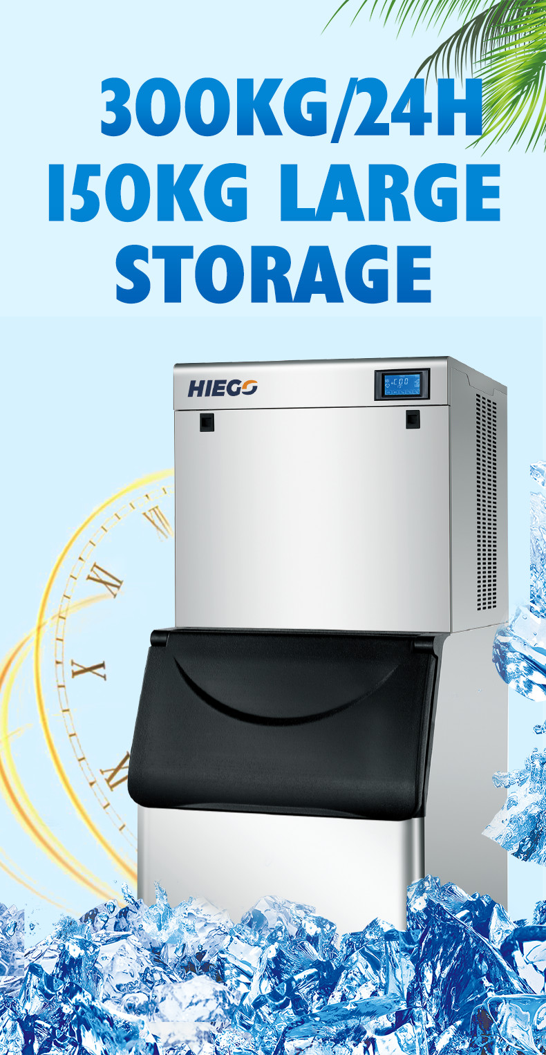 300kg Automatic Ice Machine Stainless Steel 150kg Automatic Sphere Ice Maker