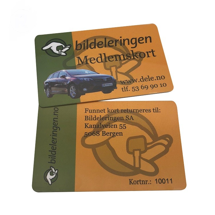 Mini S20 PVC PET RFID Smart Card 13.56MHz Plastic RFID Membership Cards