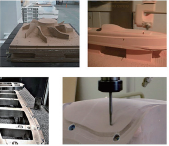 Wood Mould Five Axis Machining Center Glass Fiber Carbon Fiber Replacement
