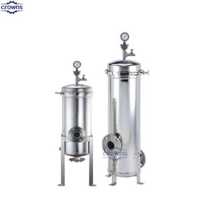 High Pressure Multi Cartridge Filter Housing with Back Flush Function for Beer &