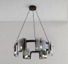 AC240V High Gloss Decorative Lamps Glass Modern Pendant Light ODM