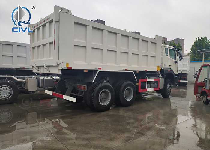 336/371HP Sinotruck Howo White/Red Colour Heavy Duty Dump Truck Tipper Truck Forconstruction site