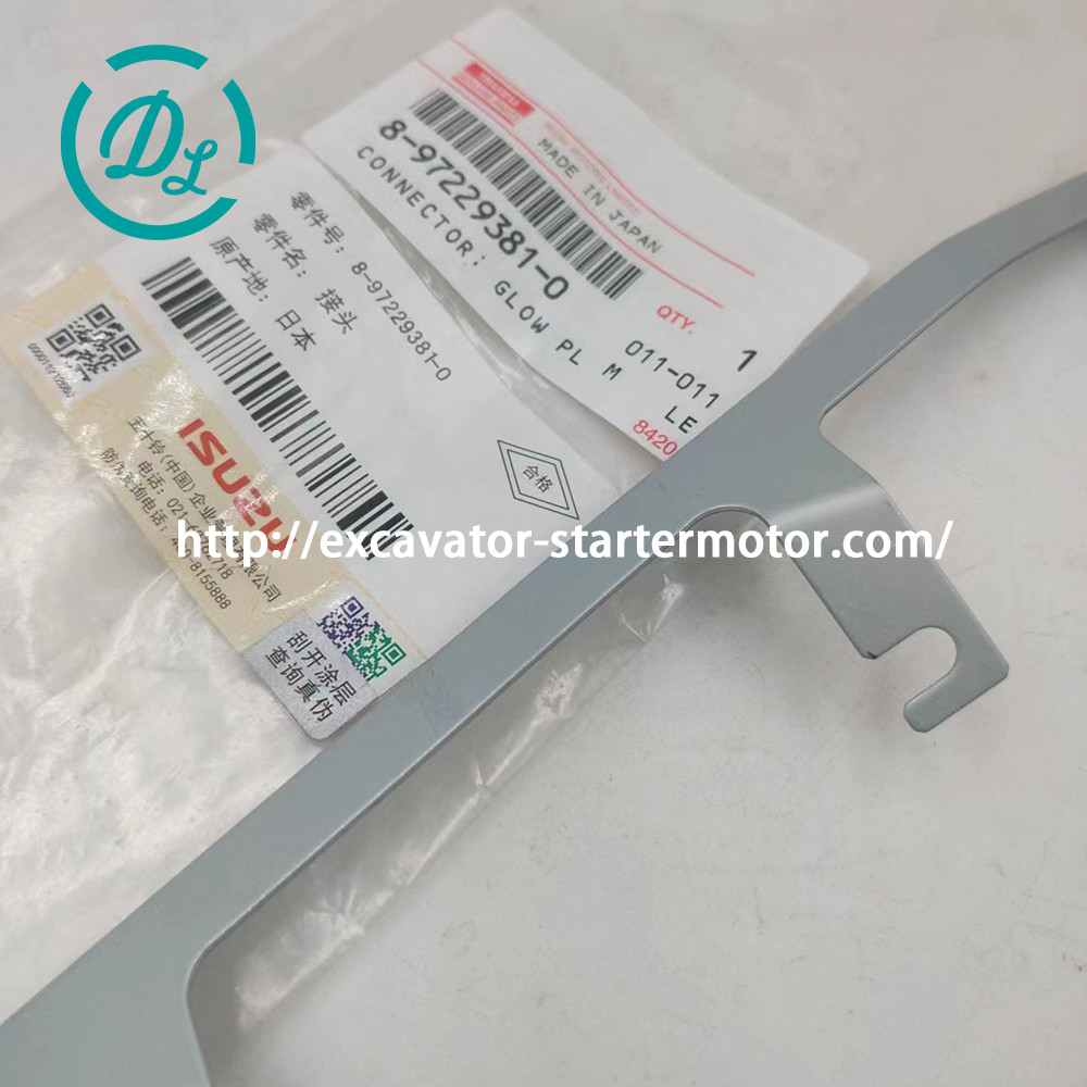 8-97229381-0 Engine Parts Glow Plug Connector 8972293810 Engine 4LE2