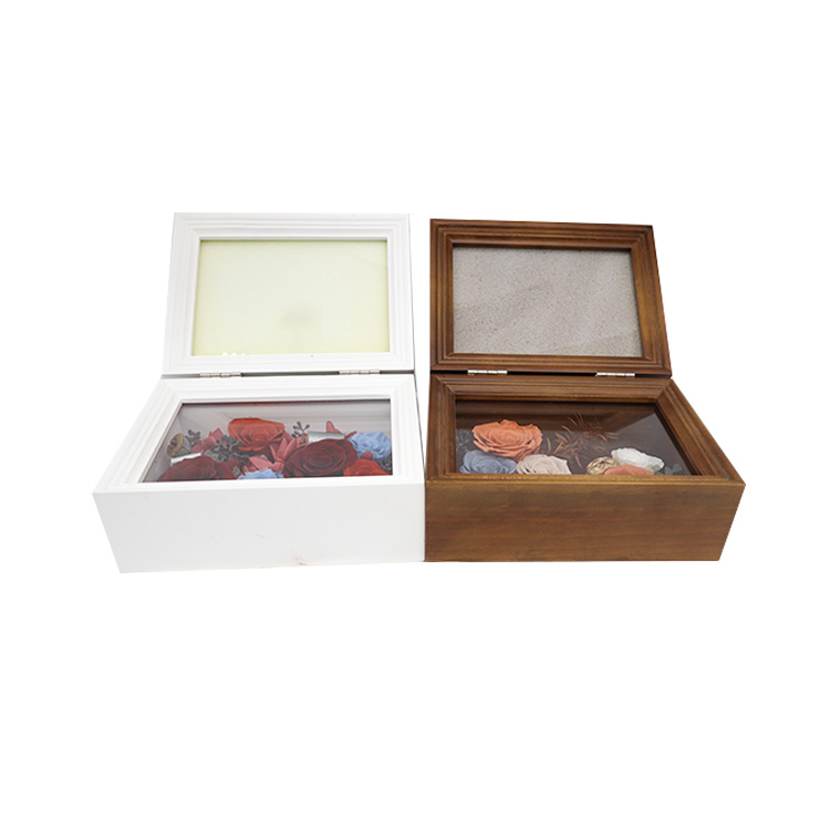 Everlasting Preserved Rose Gift Box Photo Frame​ For Party / Festival