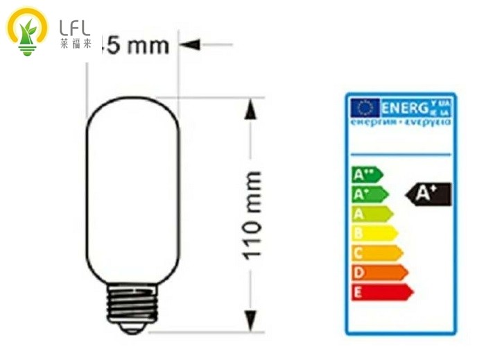 2200K LED Decorative Chandelier Light Bulbs , D45*110mm Nostalgic Dimmable Light Bulbs