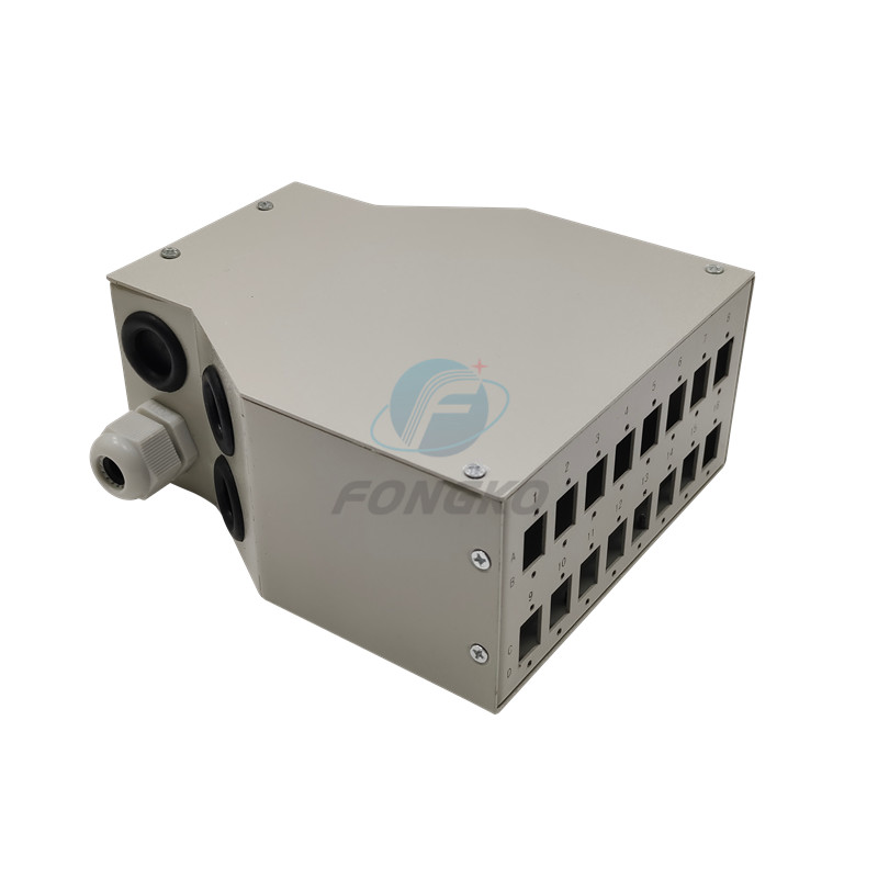 Outdoor Ftth Terminal Box Din Rail Mounted 4/8/12 Cores