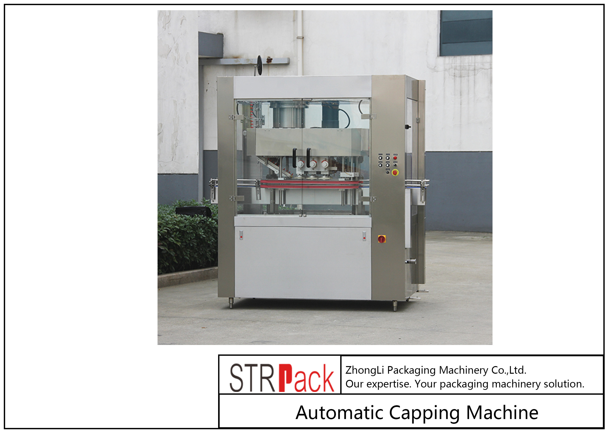 PLC Automatic Plastic Jar Capping Machine 2.5kw 50HZ 60HZ