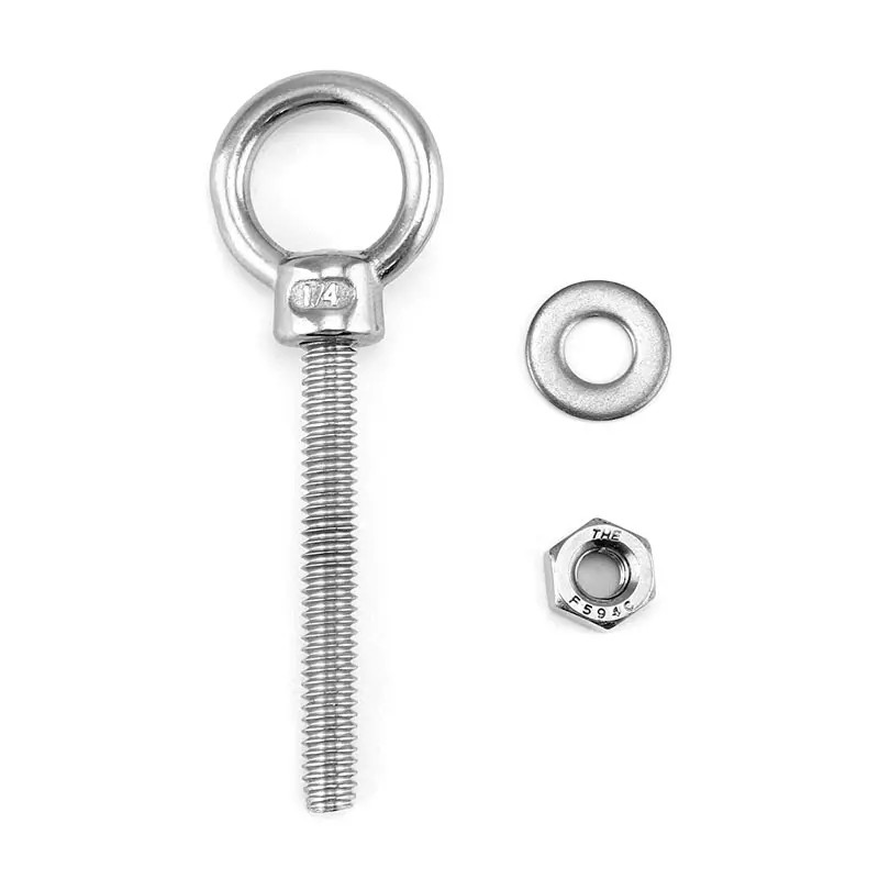 Lifting Ring Eye Bolts And Nuts Stainless Steel 304 Round Head Bolt High Quality Fastener