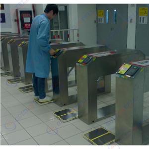 Ticket management Barcode Reader turnstile entry systems with integrated Touch
