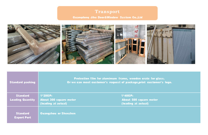 Waterproof Anodizing 1.5mm Aluminum Casement Door