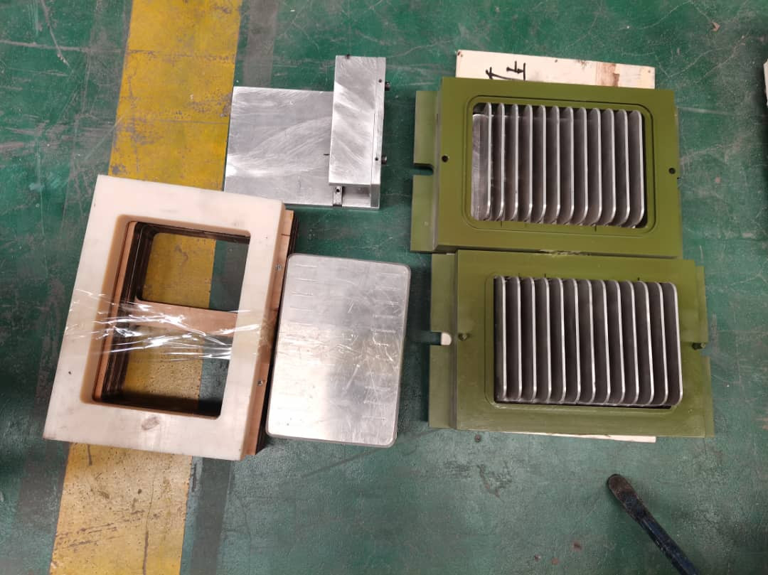 Toyota Air Filter Making Die Green Metal Mold Length 243mm