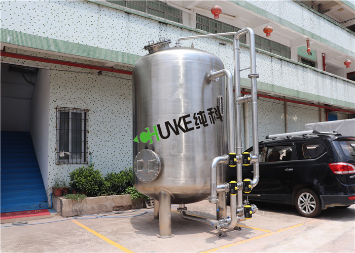 Carbon Sand Stainless Steel Filter For Ro System Pretreatment