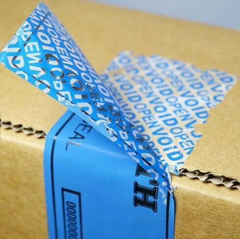 Environmental Destructive Warranty Void Tamper Evident label stickers non