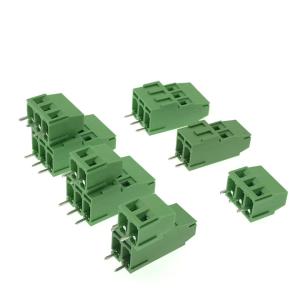 5.08mm / 0.2" Dual Row PCB Mount Screw Terminal Blocks Connector With Printed
