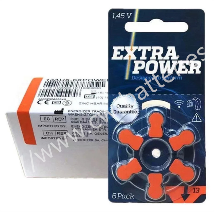Original New Batteries EXTRAPOWER A13 1.45V 310mAh Hearing Zinc Air Battery Harmless Battery
