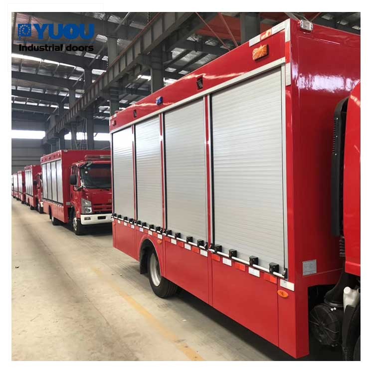 1mm Aluminium Roller Shutter Doors For Fire Vehicle