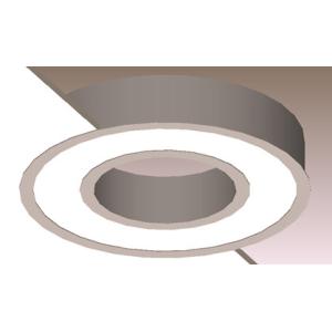 9331lm Round Linear Light 5000K-6500K Modern Linear Suspension Lighting