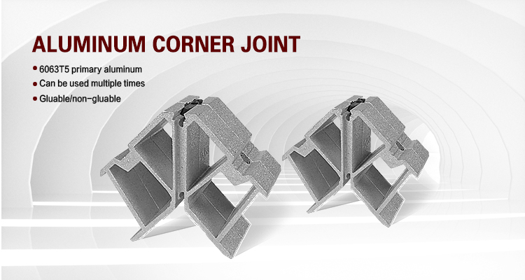 Injectable Gel Aluminium Corner Joint for Doors and Windows
