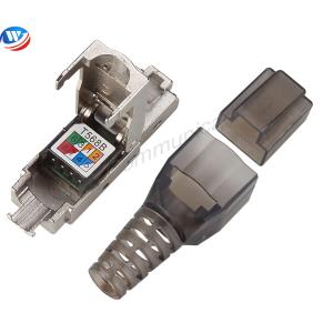 Male Modular Plug Boot Toolless 8P8C Cat6 UTP RJ45 Plug