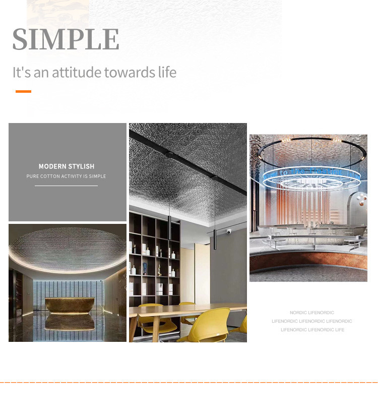 Interior Decorative PVC PET Water Ripple Panel 3D Wall Panel