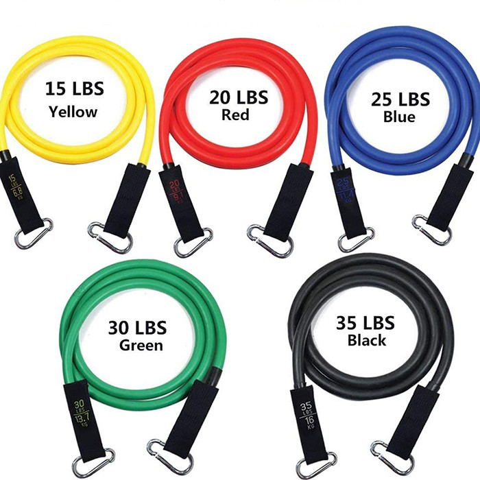 Latex Resistance Exercise Tubes 10lbs 20lbs 30lbs 40lbs 50lbs