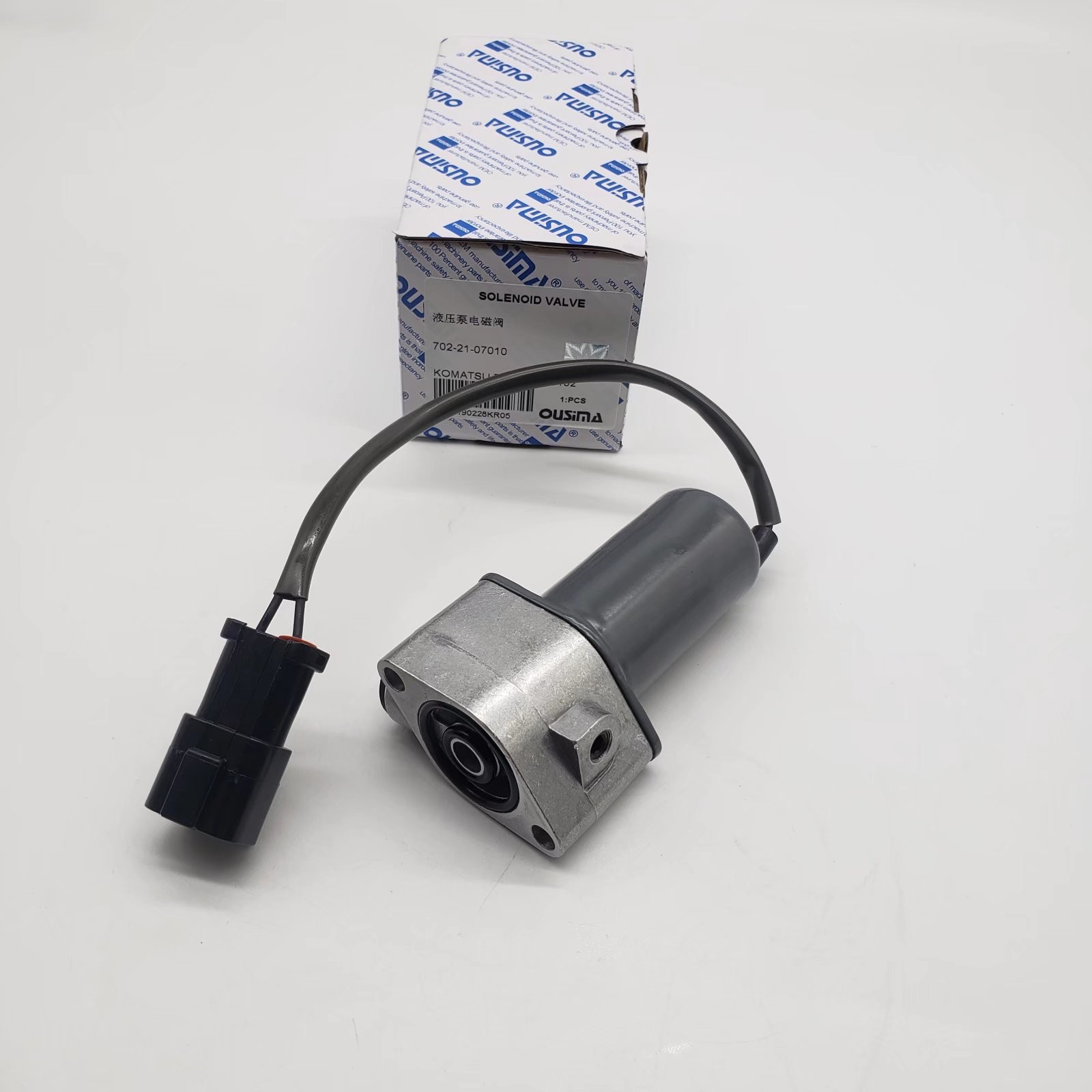 OUSIMA 702-21-07010 Excavator Hydraulic Pump Solenoid Valve For Komatsu PC200-6 6D102