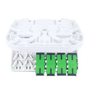  5 FTTX 4 Cores Plastic Fiber Optic Faceplate Socket Panel for and FTTX Manufactures