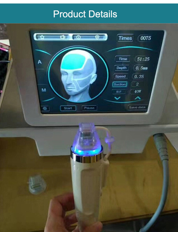 Mark Removal Fractional RF Machine , 2 In 1 RF Microneedling Device With Cold Hammer