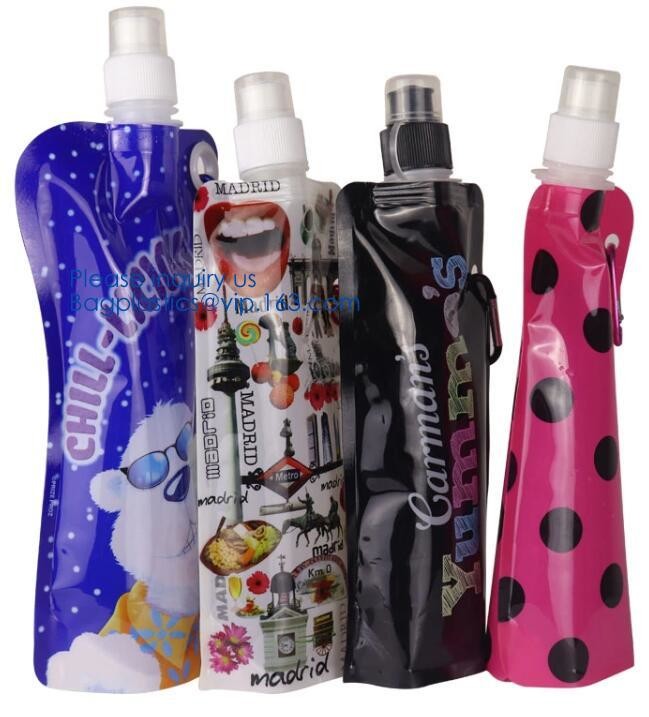 Biodegradable Liquid Packaging Leakage Proof Pouch Custom Custom 1 Gallon Water Bag Foldable Sports Drinking Water Bag
