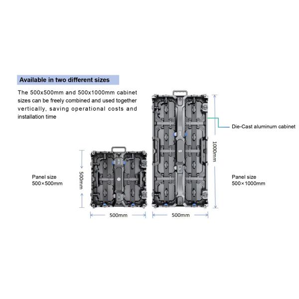 Rental LED Screen Indoor and Outdoor Gmars Series High Quality Full Front Maintenance Flexible LED Screen