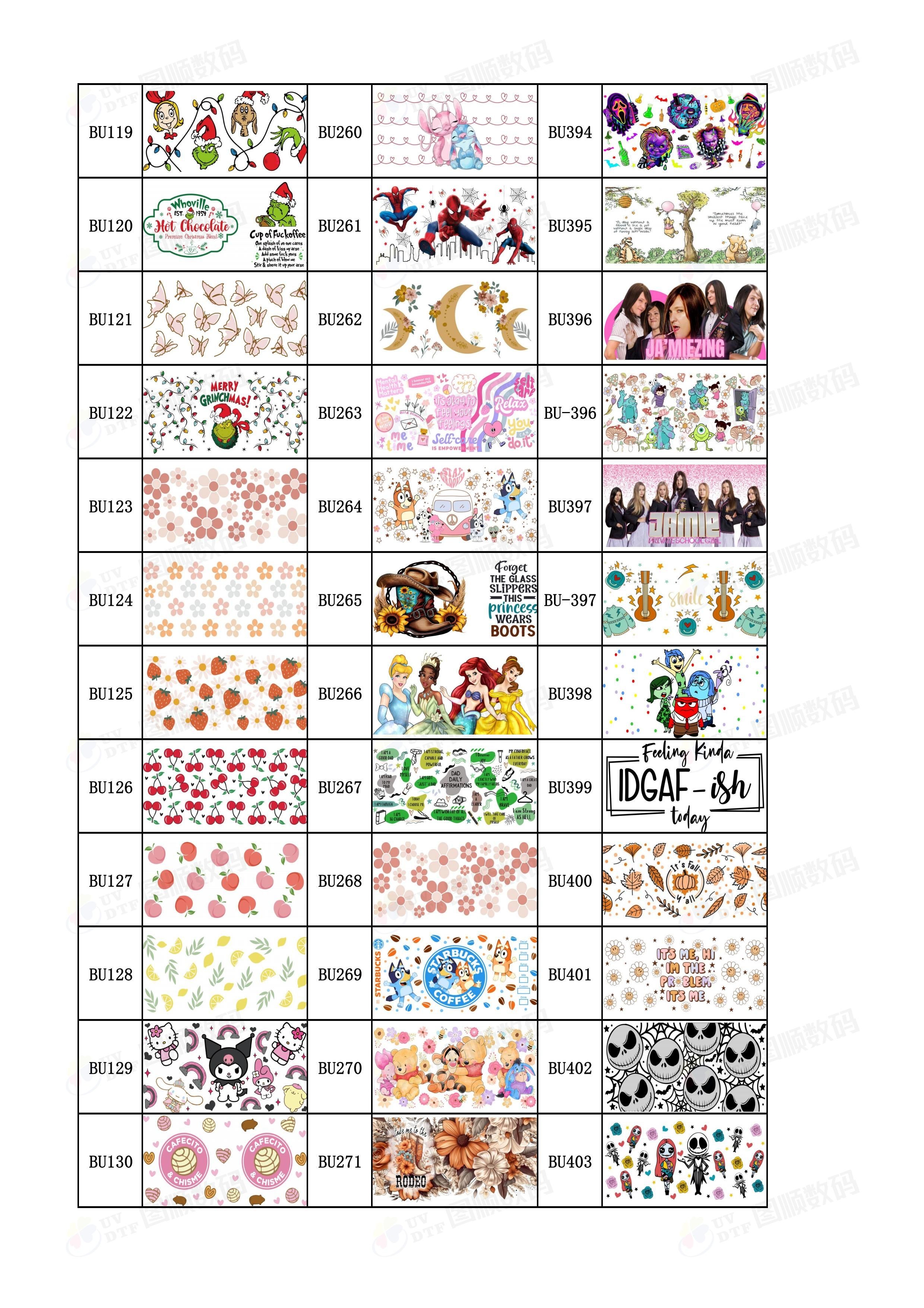 UV Ink AB Film Valentine'S Day Sticker DTF UV Weatherproof