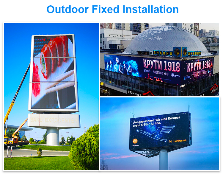 Shopping Mall Advertising LED Display Screen Dip LED Screen With SMD1921 LED Type