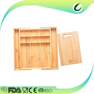 China 2017 new expandable bamboo drawer organizer on sale