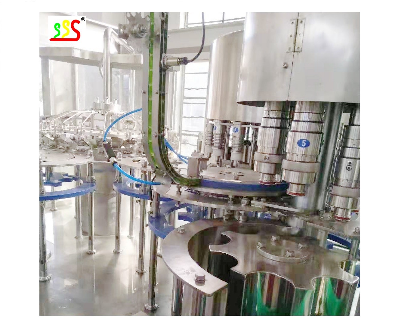2000 - 30000 Bottles/H Washing Filling Capping Machine Automatic
