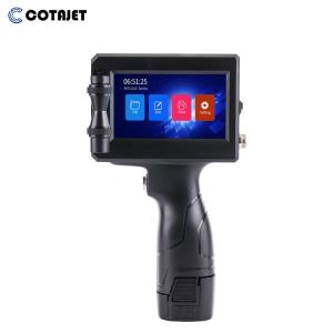 Lightweight Portable Handheld Inkjet Barcode Printer , Handheld Mobile Inkjet