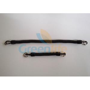 Custom Special Length Spring Key Chain w/ Screw Fixed Hooks Connecting Spiral