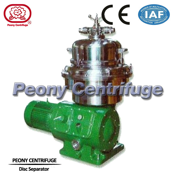 Automatic Part Discharging 2 Phase Dairy / Milk Clarifying Disc Separator For