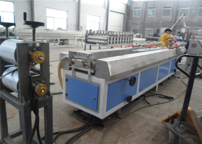Artificial Marble Wood Plastic Composite Extrusion Line , PVC Profile Extrusion Machine