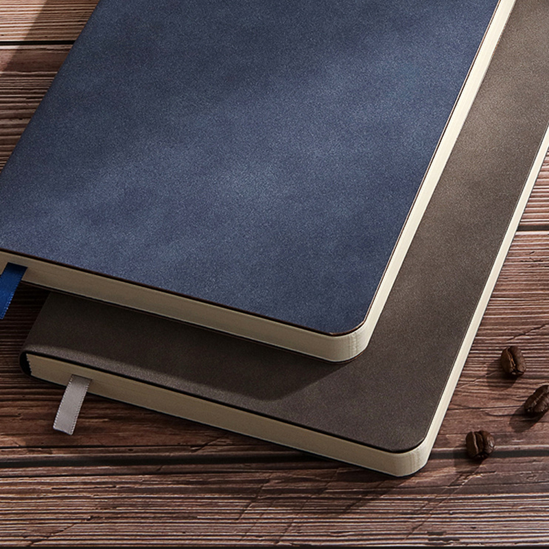 Reusable Soft Leather Notebook A5 Dotted 137mm Width Multi Colors