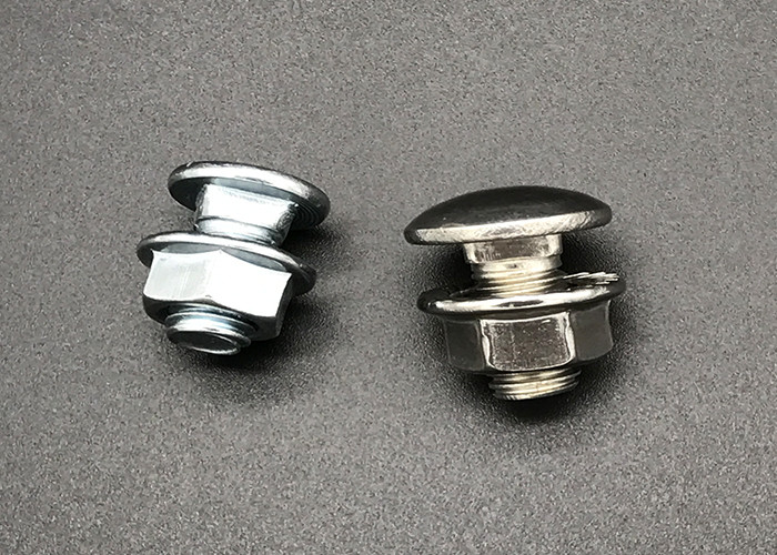 Stainless Steel 304 Shank Bolt Nut 5/16 M10 Hexagon Flange Nut