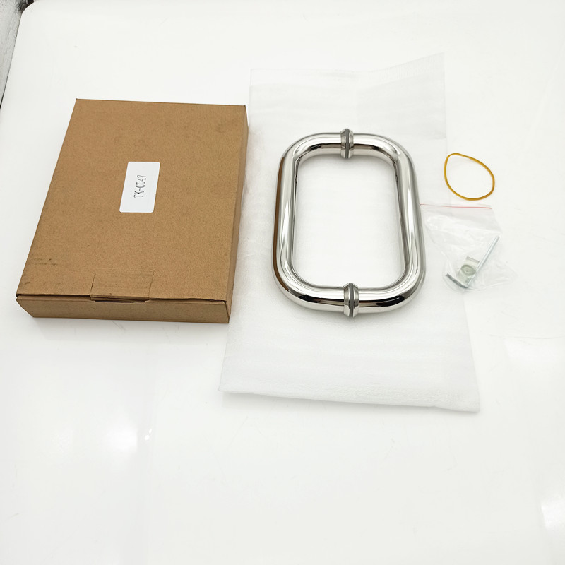 O Type Stainless Steel Glass Door Handle Suitable for Both Residential and Commercial