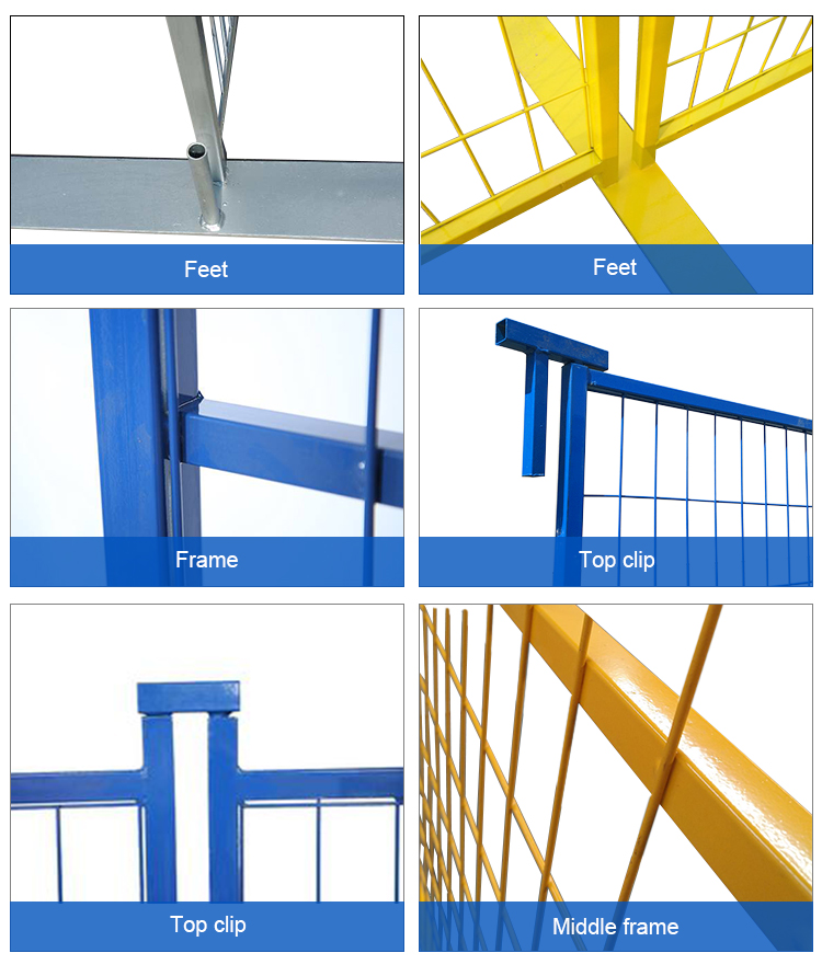 Cheap PVC Coated Canada Temporary Fence
